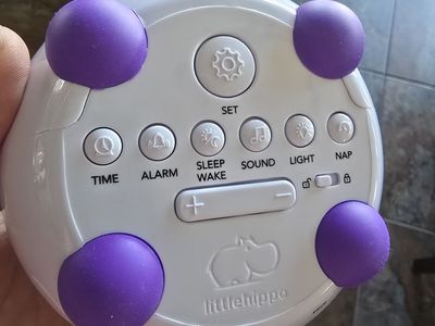 LittleHippo Mella: Kids Alarm Clock, Sleep Trainer, Night Light, Sound Machine and OK to Wake