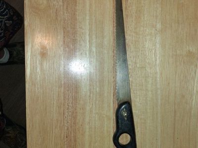 Handheld Drywall Jab Saw with Molded Pistol Grip Handle