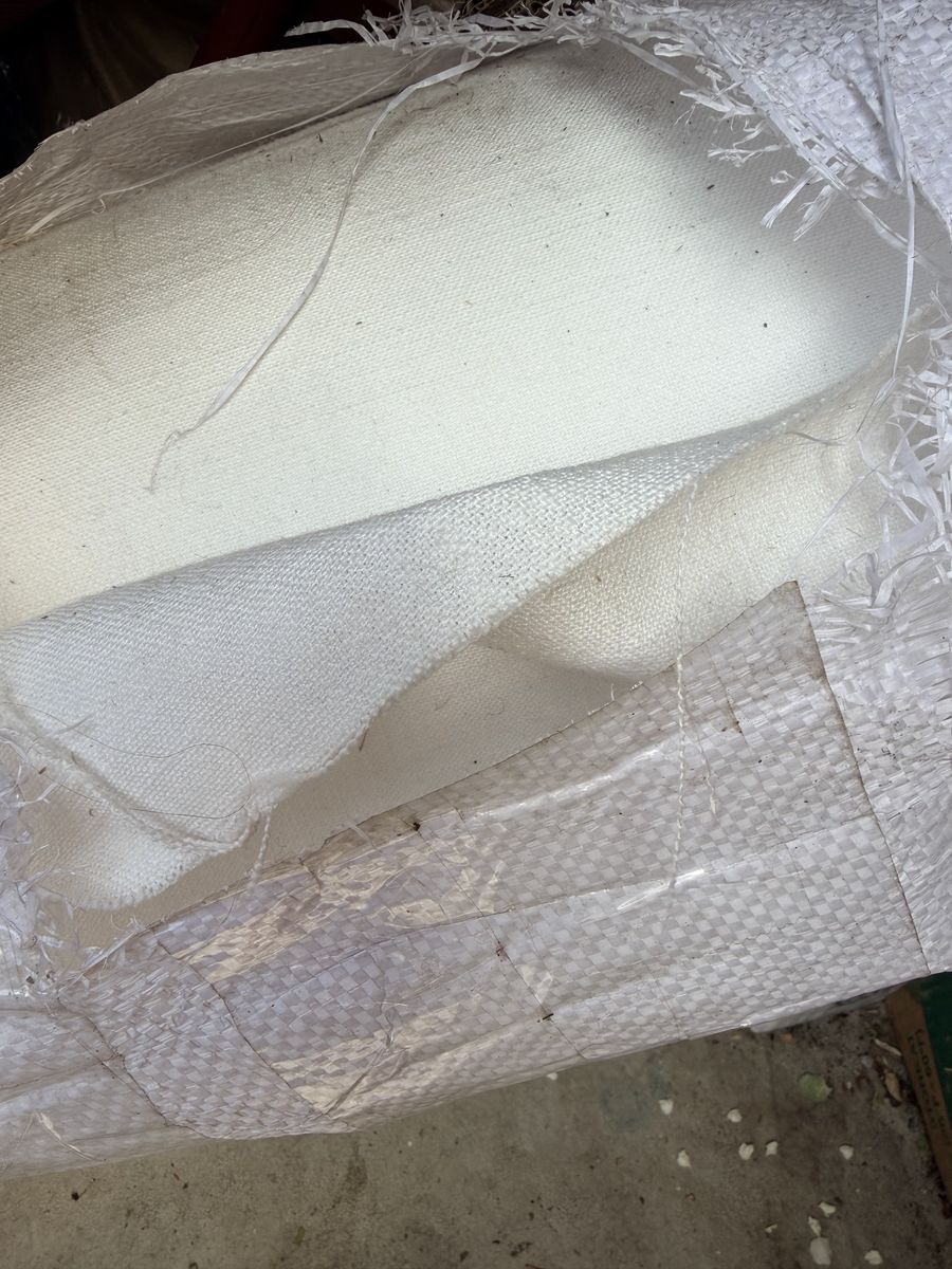 New. Beautiful Ivory Fabric With Sheen. 25 Yards