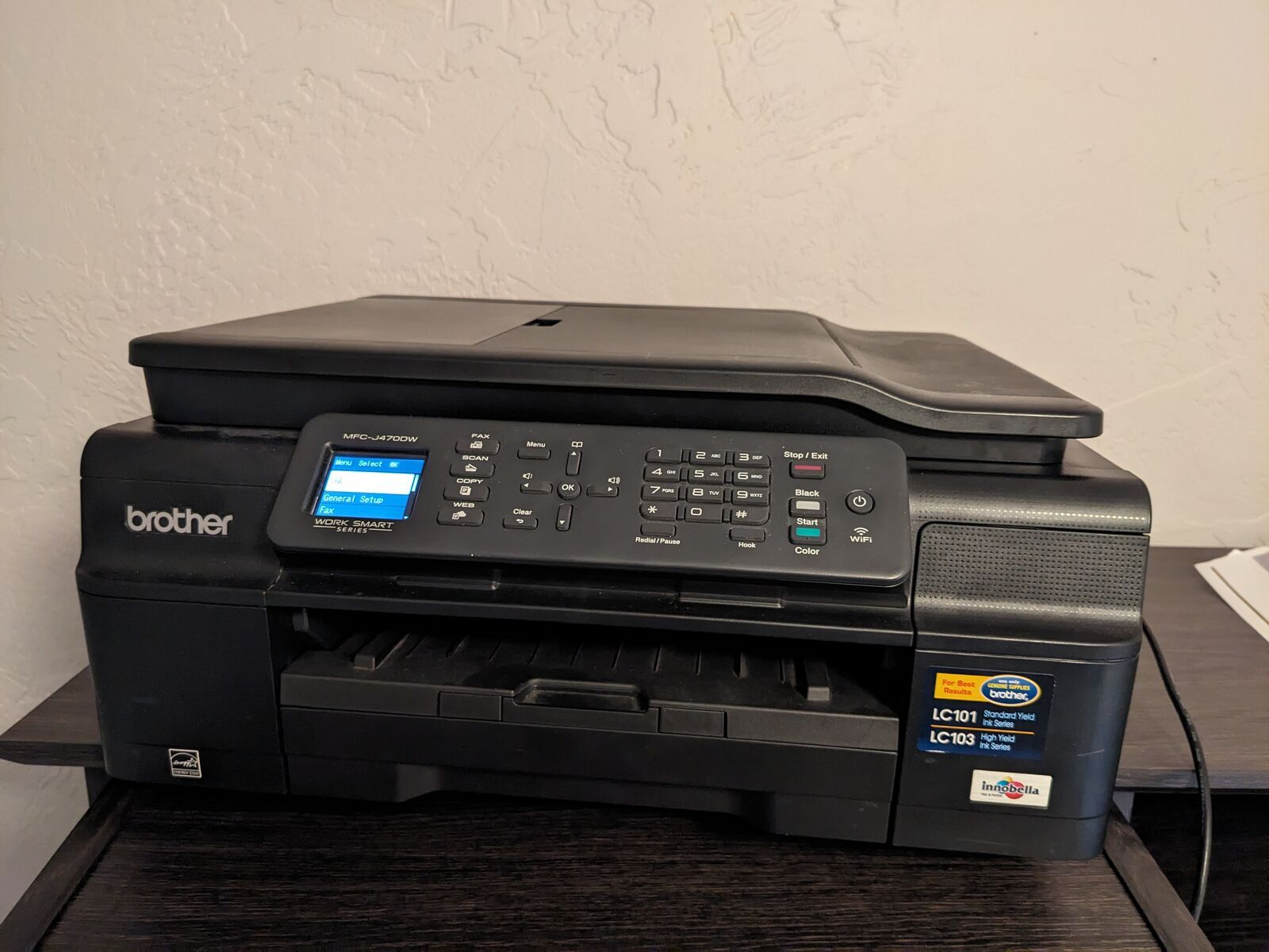 Brother MFC-J470DW All-In-One Inkjet Wireless Printer
