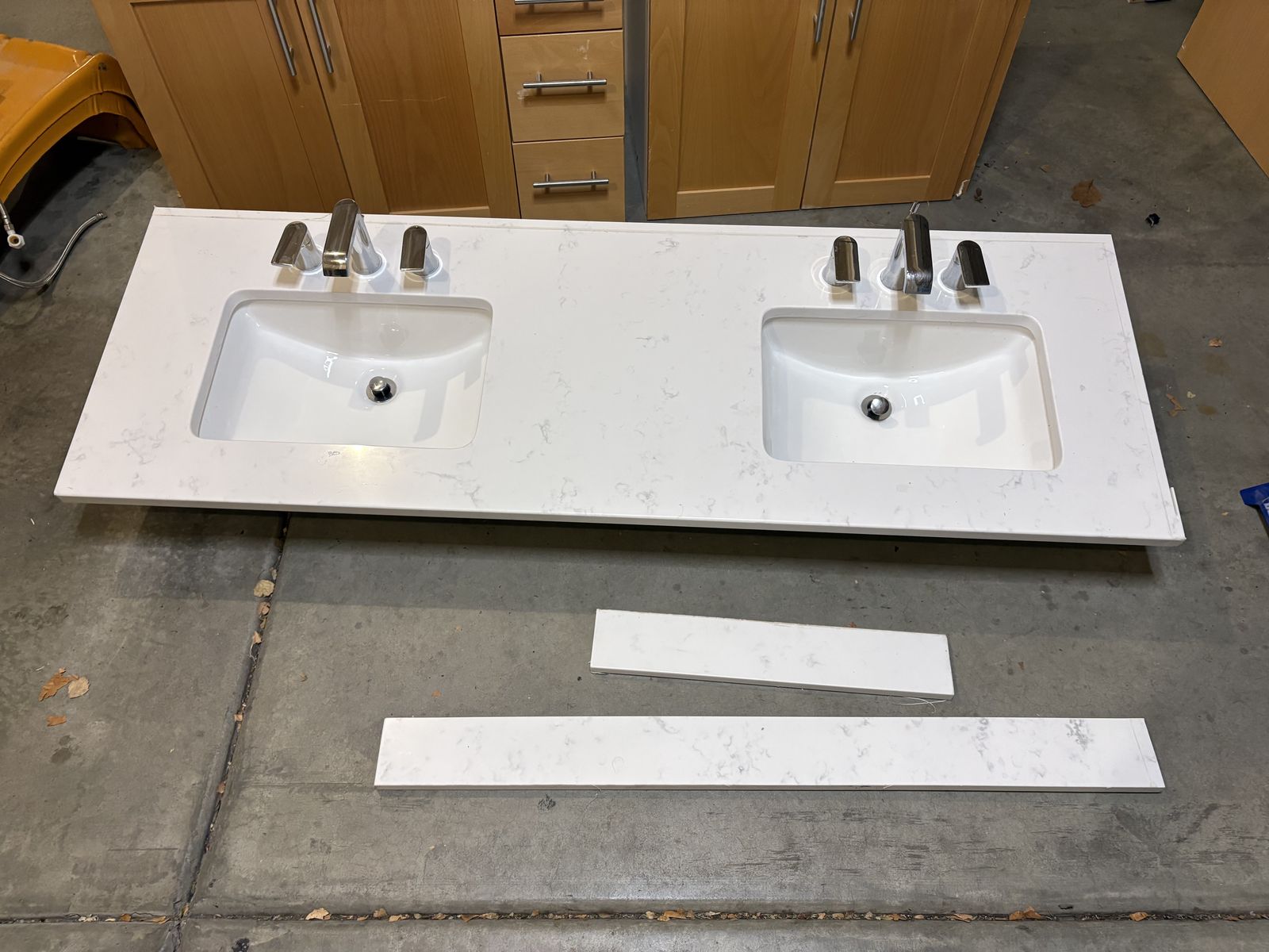 '67 Double Bathroom Cabinet and Countertop