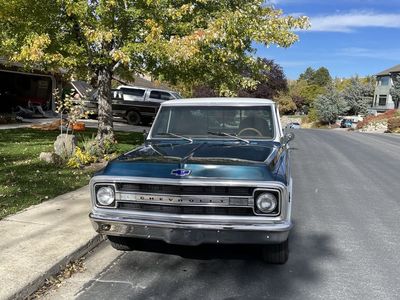 1970 Classic Chevrolet C10 CST Pickup Truck Two-Tone Blue & White