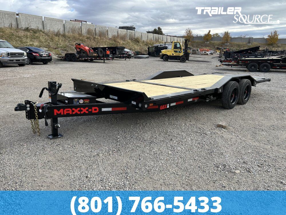 8.5x24 Maxx-D G8X Tilt Trailer - 17.5K GVWR Wide Body w/ Drive Over Fenders