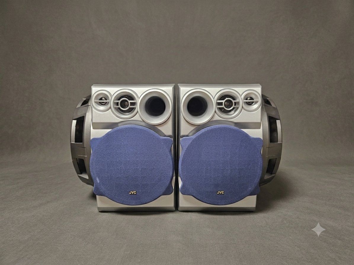 JVC MX-J700 Hyper Power-Drive Subwoofer Stereo Speakers