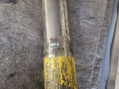 steel rod 12' ft × 2-3/4" diameter