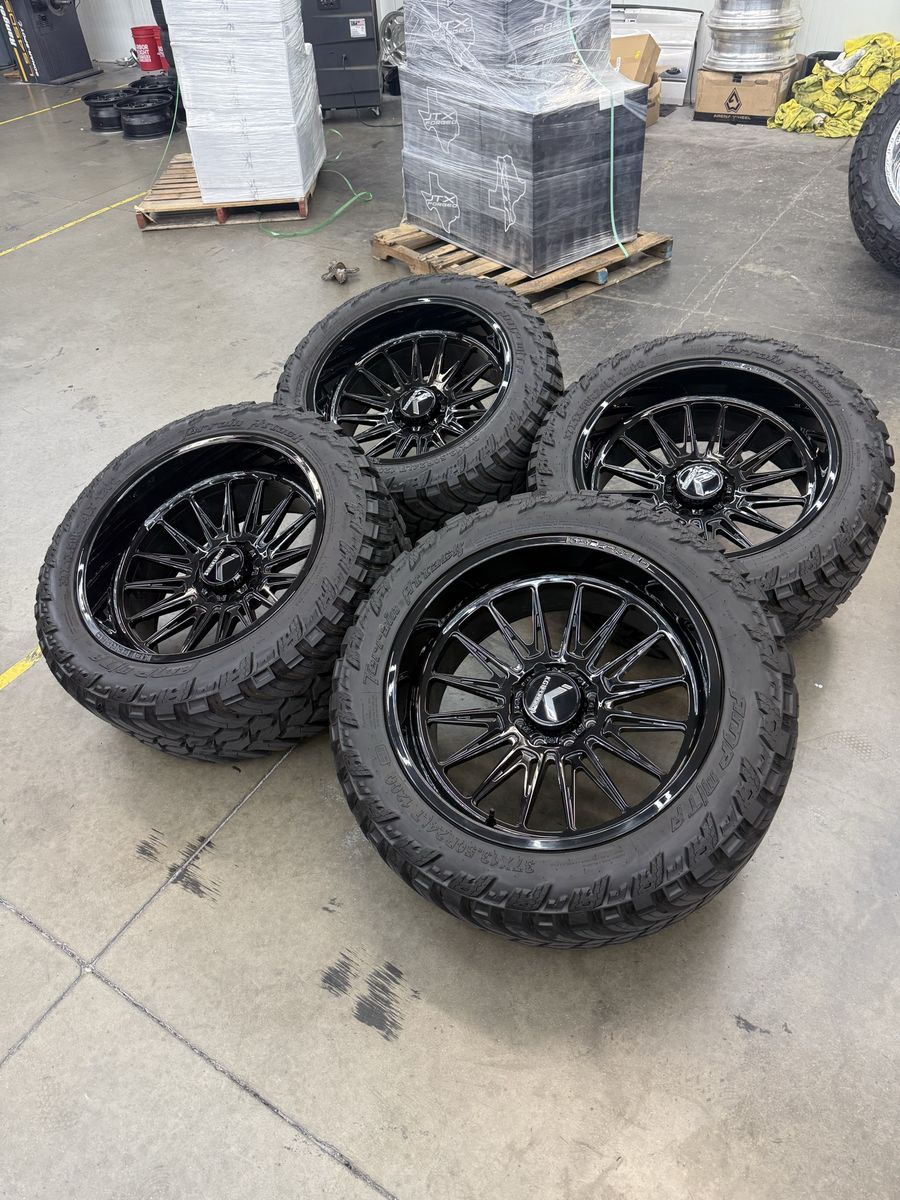 NEW 24x12 kg1 “taze”/ 37x13.50r24 amp tires 8x6.5