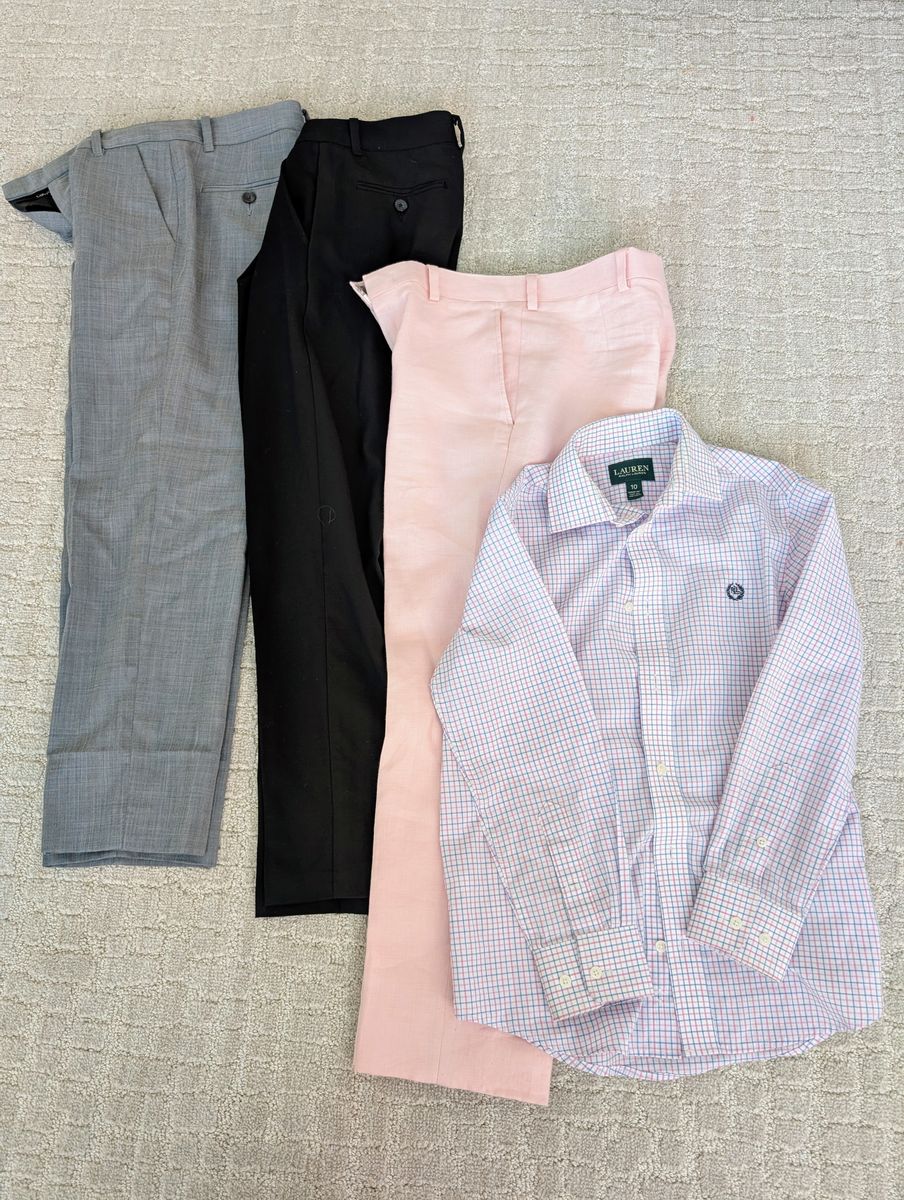 Boys Designer Brands Formal Clothes - light colors collection (size 10-12)