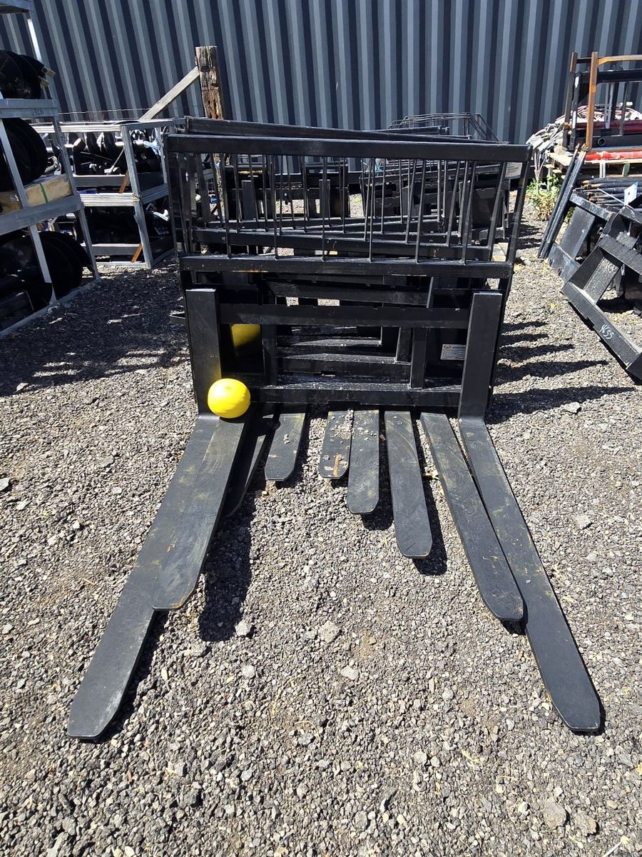 NEW Agrotk (AGT) 48" Heavy Duty Forks.  Rated to 6000lbs. (Skid Steer)