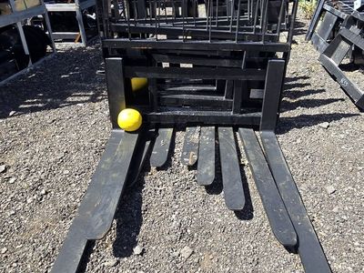 NEW Agrotk (AGT) 48" Heavy Duty Forks. Rated to 6000lbs. (Skid Steer)