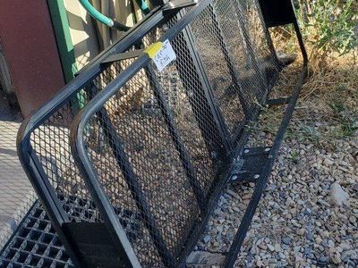 Folding Hitch-Mounted Cargo Carrier Basket