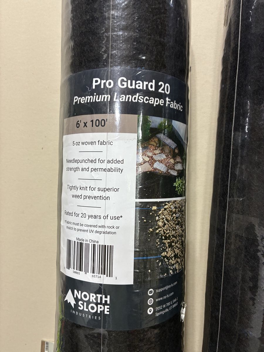 Two Rolls Premium Landscape Fabric 6' x 100'