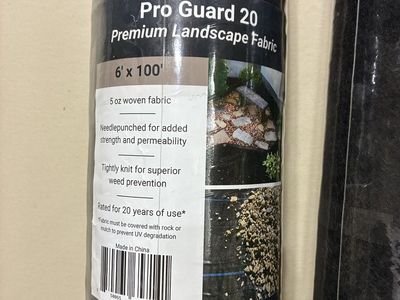 Two Rolls Premium Landscape Fabric 6' x 100'