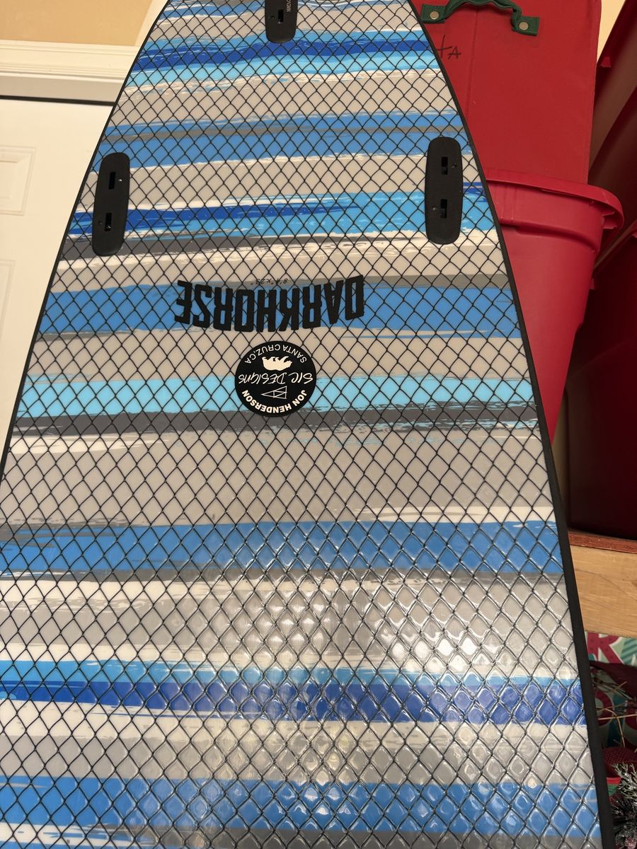 SIC Maui Darkhorse 8'4" Soft Top Surfboard Blue Stripe