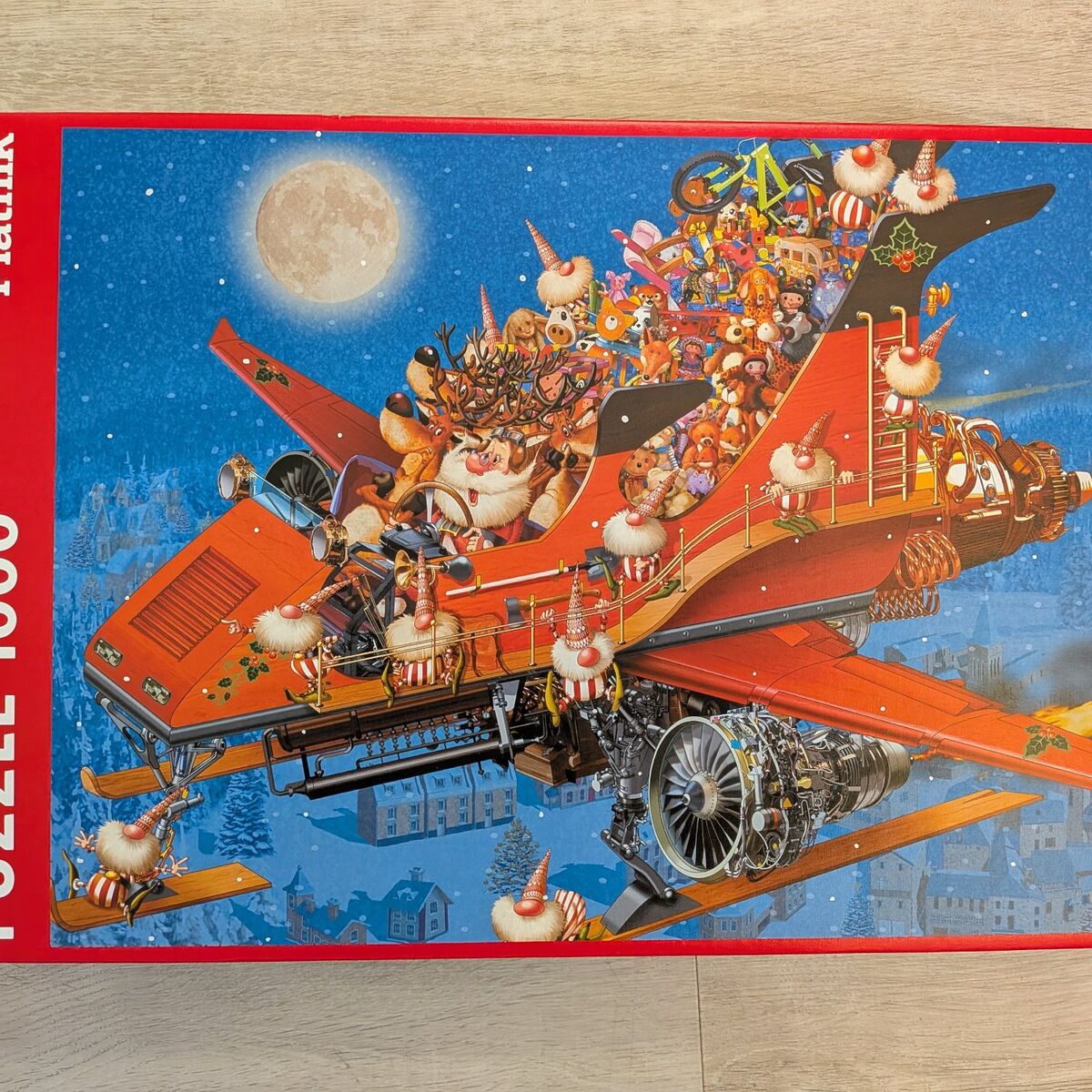 Piatnik 1000 Piece Christmas Jet Jigsaw Puzzle.