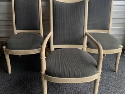 Set of 8-Vintage Henredon Dining Chairs – Designer Maharam Upholstery