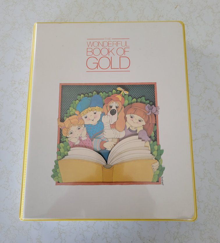 Vintage "The Wonderful Book of Gold" 6-Volume Cassette Set - Children's Story & Song Collection