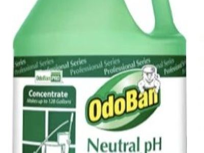 NEW OdoBan Professional Seriew Neutral pH No Rinse Floor Cleaner Gallon