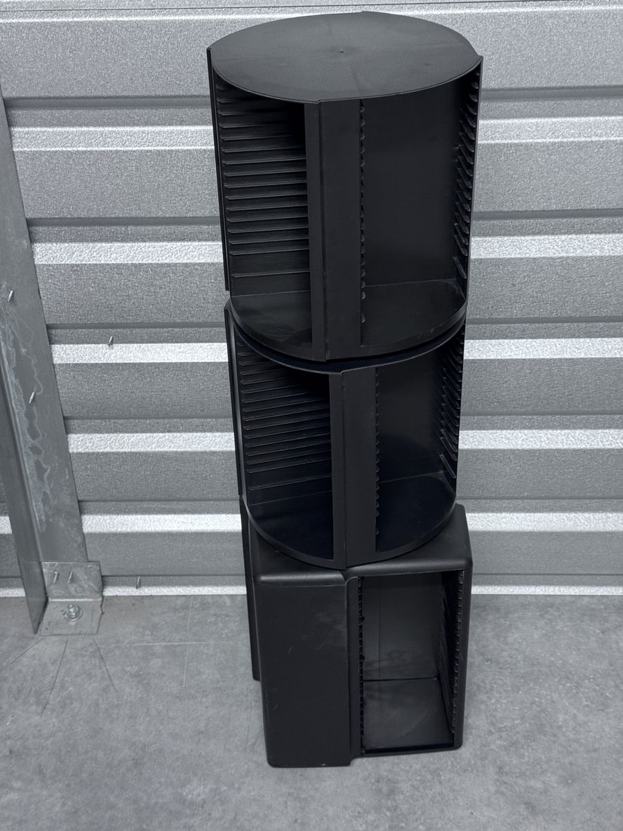 Vintage Laserline CD Spinning Tower Storage Displays