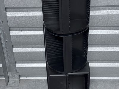 Vintage Laserline CD Spinning Tower Storage Displays