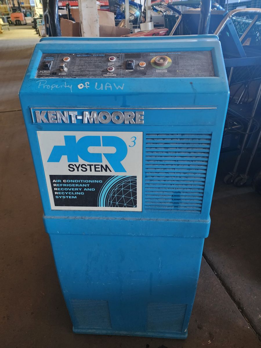 Kent-Moore ACR 3 Refrigerant Recovery & Recycling System - AS-IS