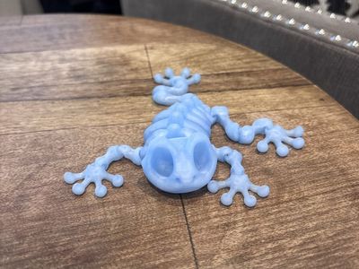 3d printed skeleton frog
