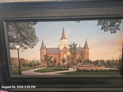 Framed Temple Art 'Peace Be Still' Provo City Center by Taylor Yardley 36x22