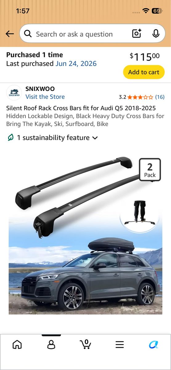 Roof Rack Audi Q5