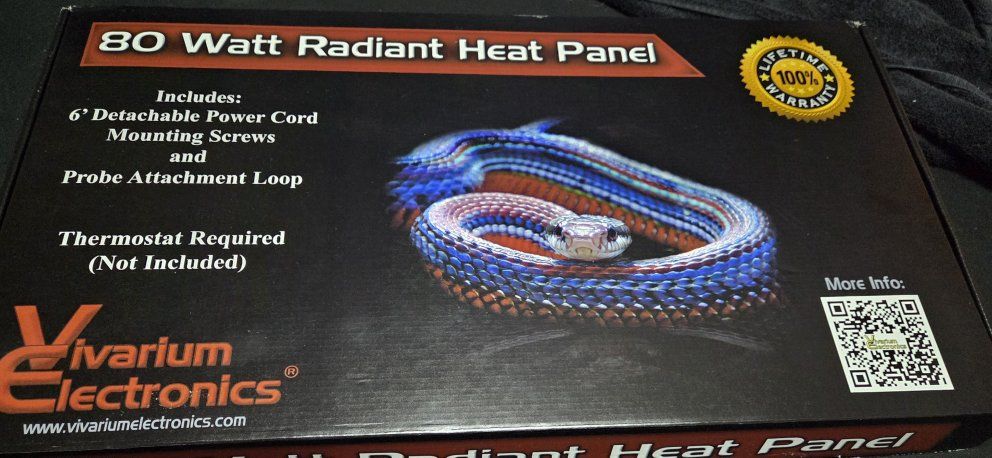 80W Radiant Heat Panel – Brand New (Vivarium Elect