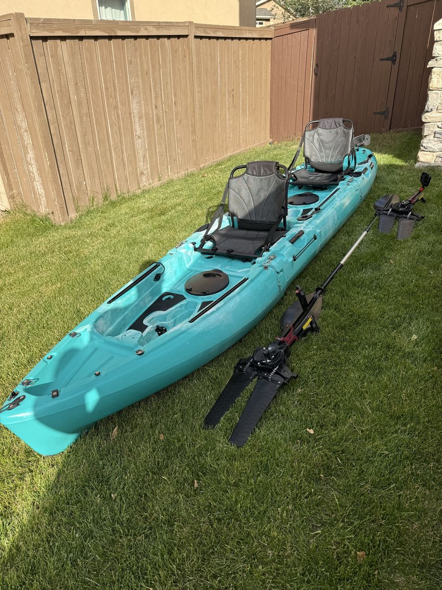 Kayak 2 Person or 1,  Pedal Drive / Packable