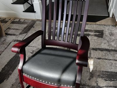 Buckeye Rockers Leather Rocking Chair