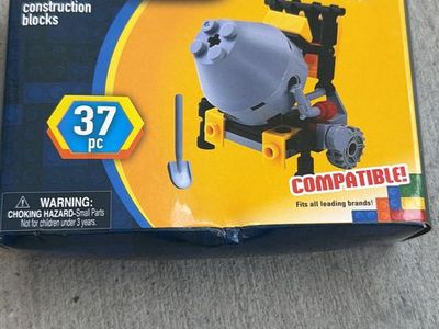 Make-It Blocks Construction Building Blocks 37-Piece Set - Compatible with Leading Brands