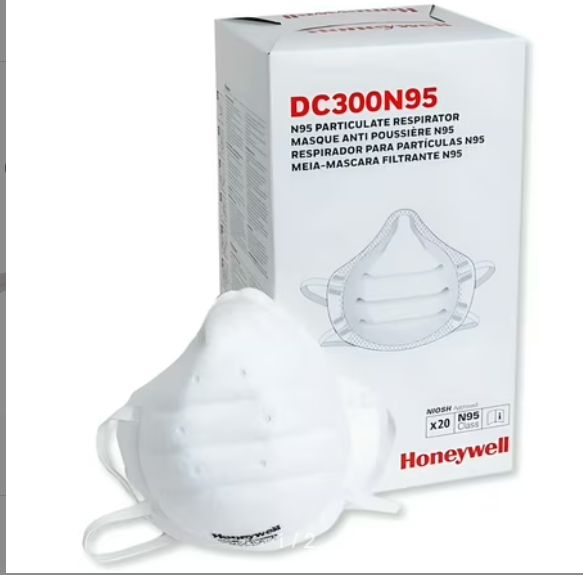 10 pack ONE-Fit N95 Molded-Cup Respirator, 1-Size (10)10X10