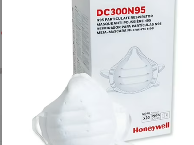 10 pack ONE-Fit N95 Molded-Cup Respirator, 1-Size (10)10X10