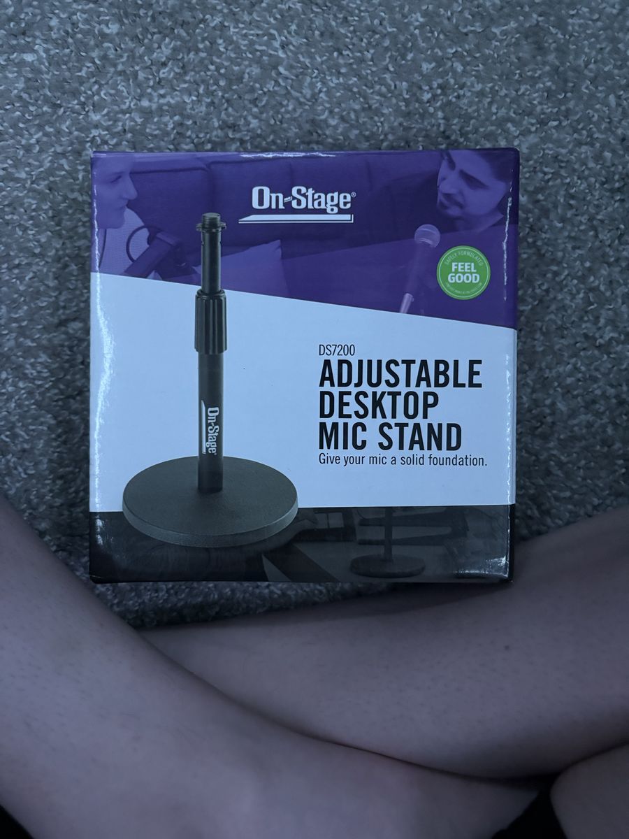 E 835, adjustable desktop mic stand
