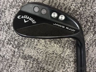Callaway Jaws Raw 50-degree Wedge - Black, 10S Bounce - Right-Handed golf club