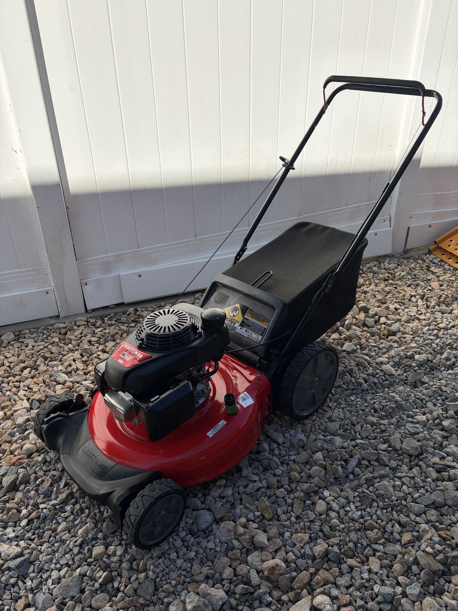 Craftsman M140 160cc Honda Engine - 21" Push Gas Powered Lawn Mower with Bagger