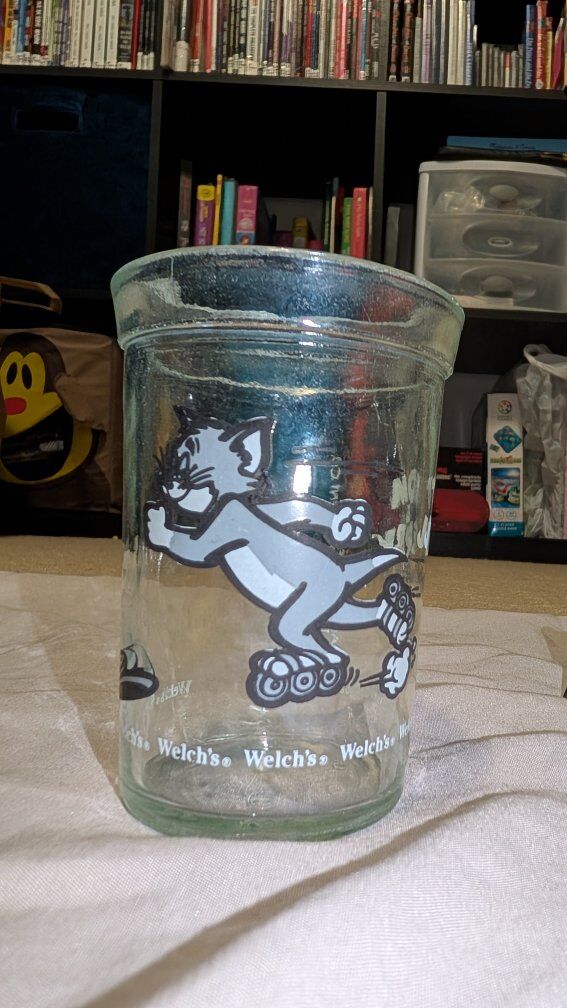 1990 Tom and Jerry Welches Jam Glass.
In great co