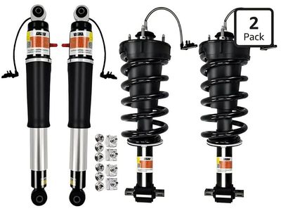 Front & Rear Shocks Struts w/Magnetic Fit for Cadillac Escalade ESV, Fit for Chevy Tahoe Suburban Silverado, Fit for GMC Yukon D
