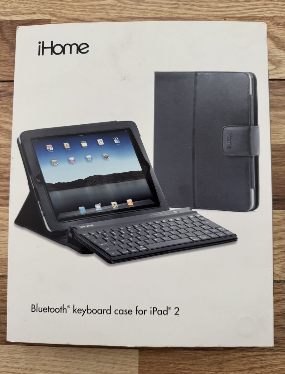 iHome Bluetooth Keyboard Case for iPad 2 with Detachable Keyboard