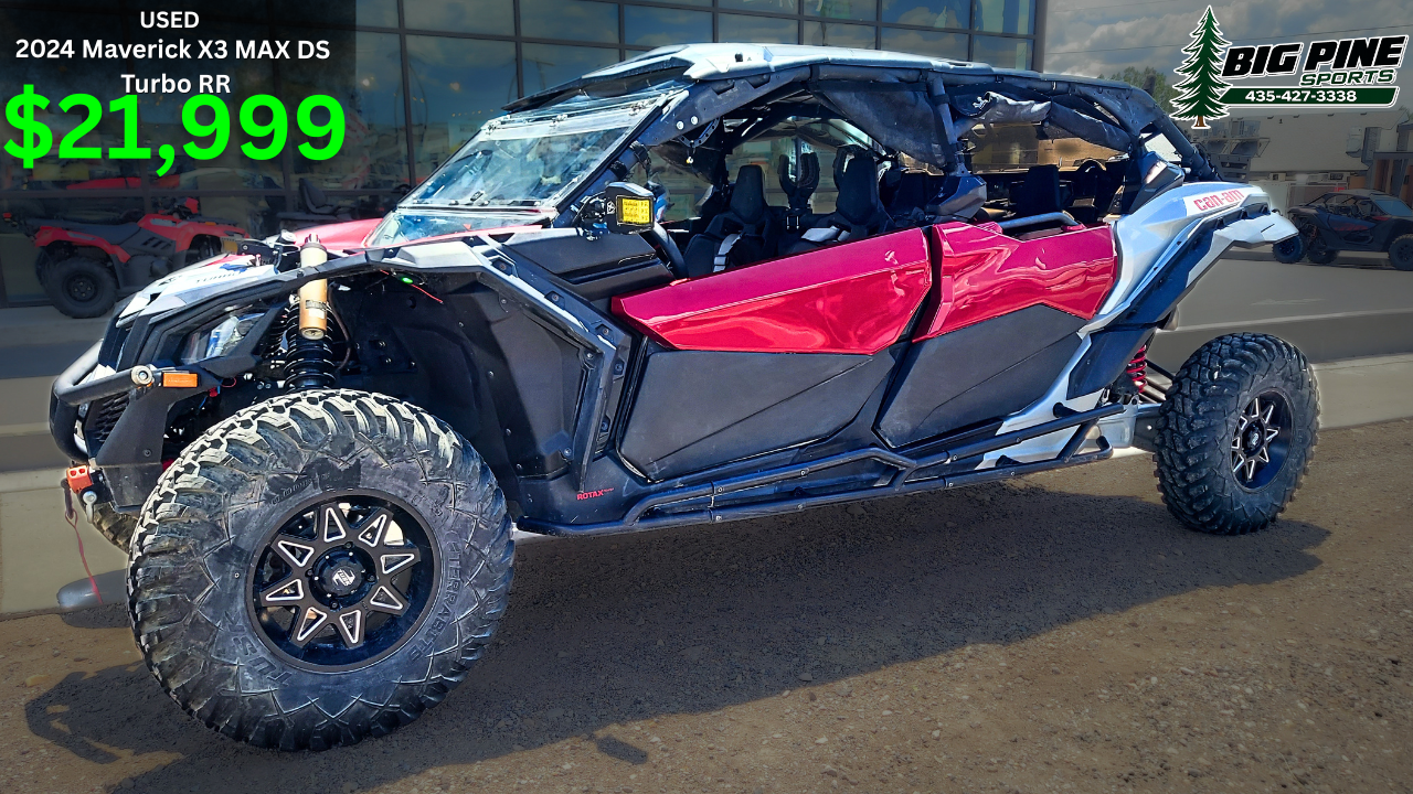 2024 Can-Am Maverick X3 MAX DS Turbo RR – Loaded – 1,817 Miles