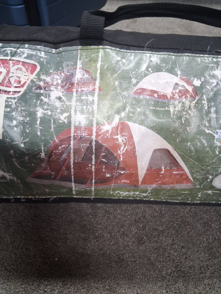 Colman 4 Person Dome Camping Tent Good!