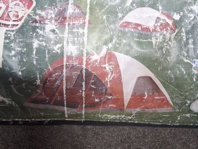 Colman 4 Person Dome Camping Tent Good!