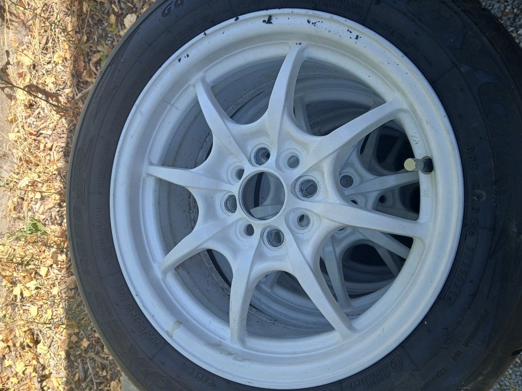 6 wheels and tires