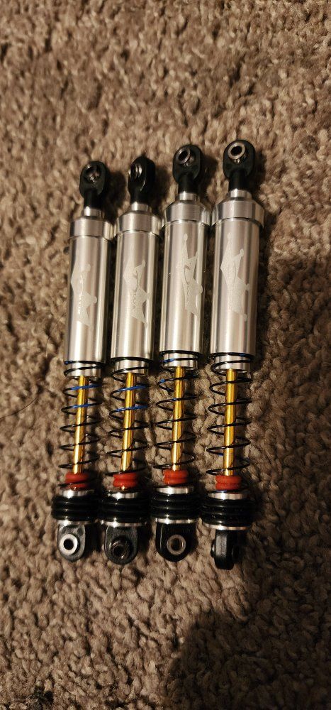 Brand new Dlux silver shocks