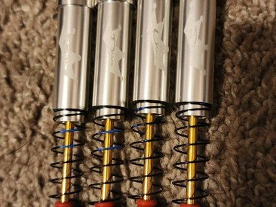 Brand new Dlux silver shocks