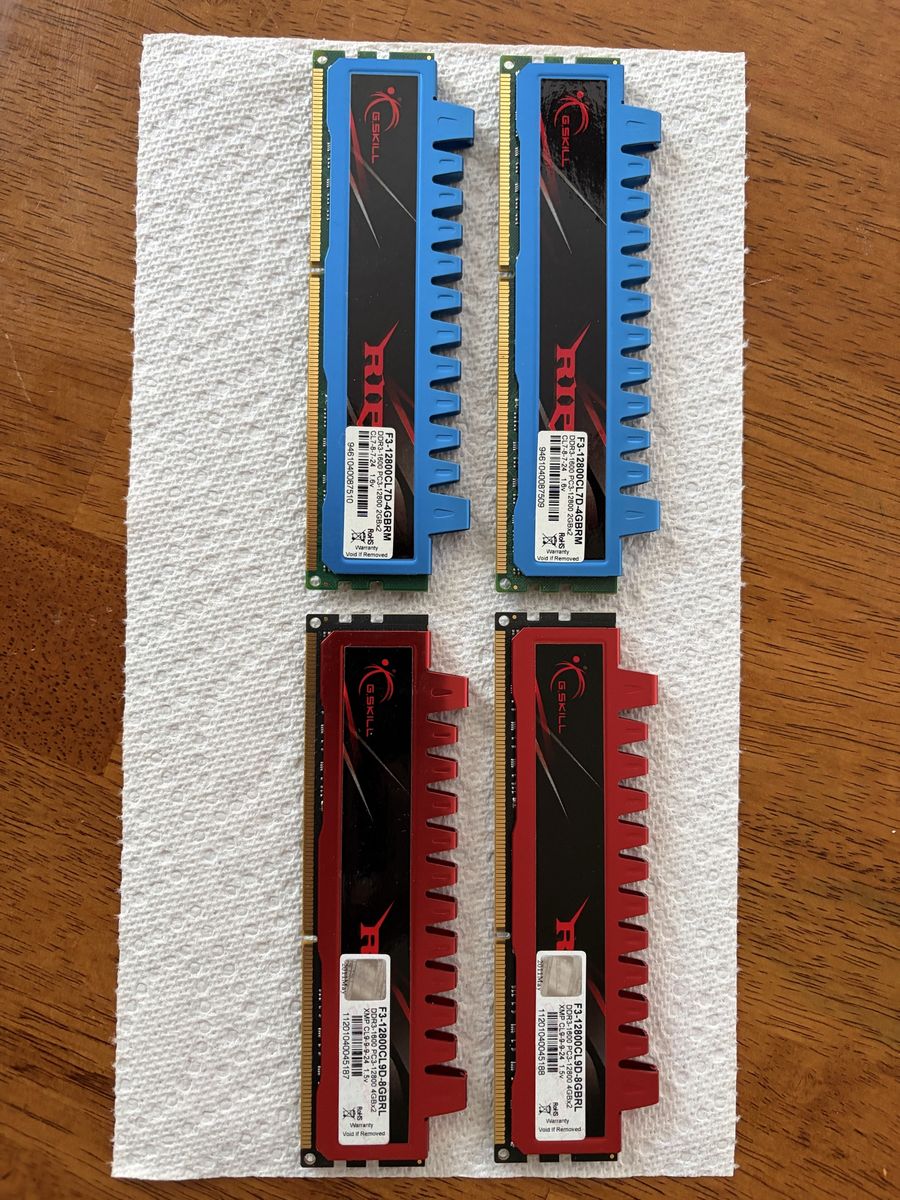 12 GB DDR3 RAM