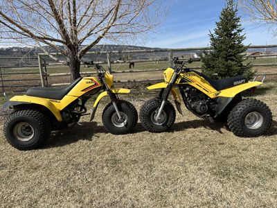 Pair of Yamaha 3-Wheelers, Tri Moto 200, 225DX