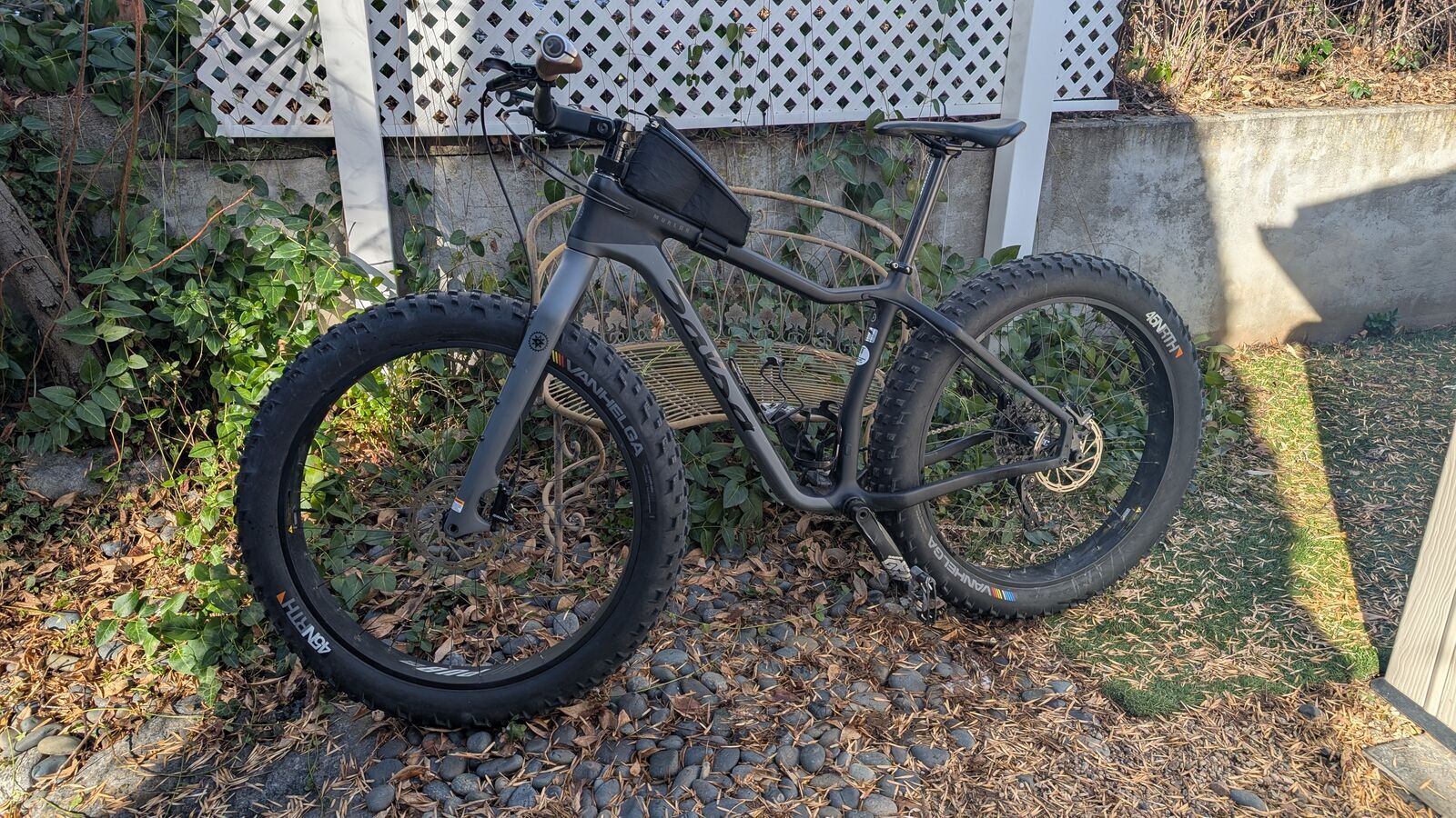 Super Light Salsa Mukluk Carbon Fat Bike, Medium Frame and Upgrades