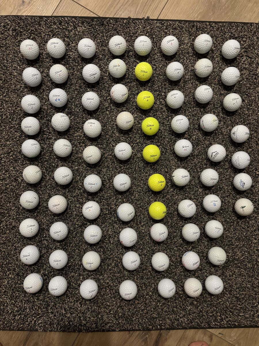 Titleist lot of golf balls 77  total Nice!