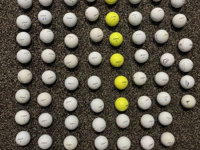 Titleist lot of golf balls 77 total Nice!